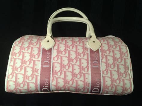 pink dior bag vintage.